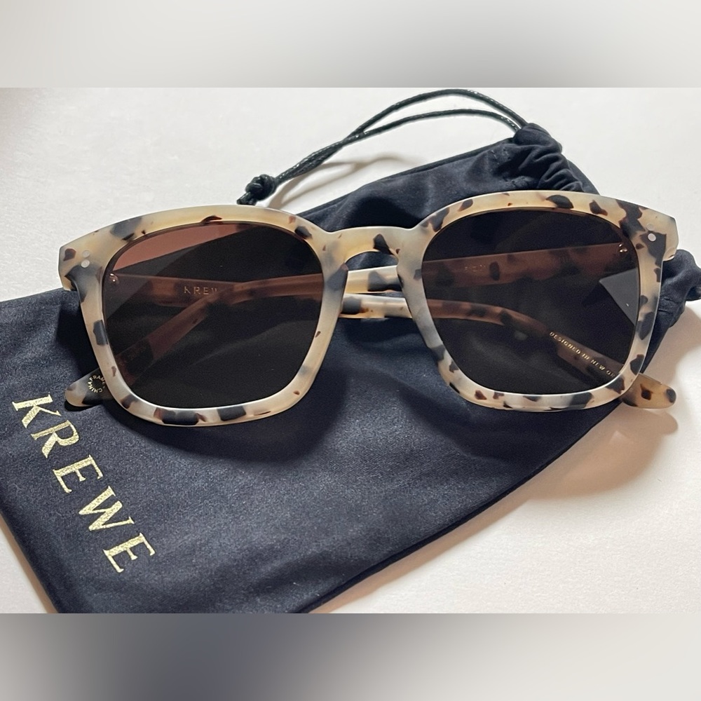 KREWE Tortoise Shell Sunglasses